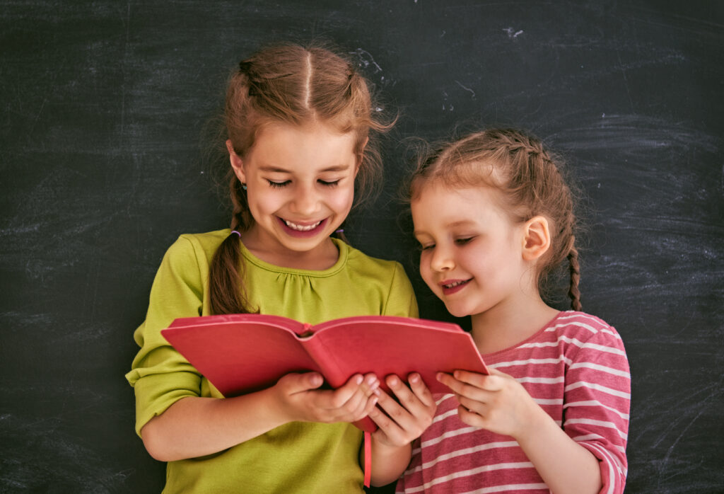 Kids are learning in class